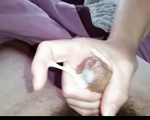 Frun gnugga hennes tit på min uncut snopp,wanking en rörig belastning fri pornografi