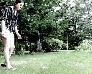 Molly sprutar besöka parken
