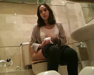 Dolda kameran toalett