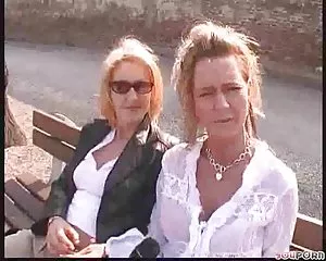 Diana och blond porrig